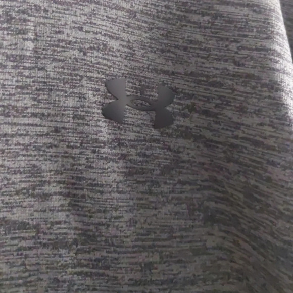 Under Armour Mens XL Storm Gear 1/4 zip up Pullover Sweatshirt Black Spacedye - Picture 6 of 12